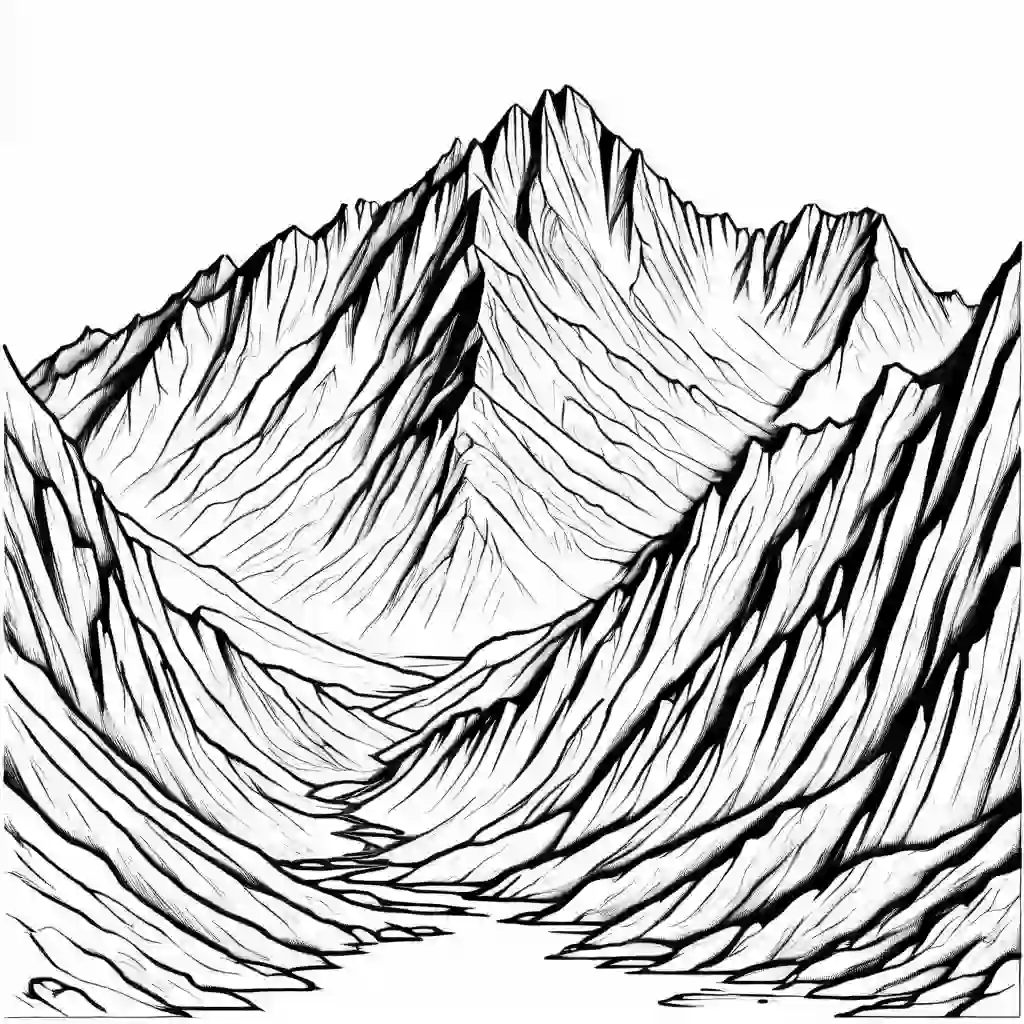 Snowdon coloring pages
